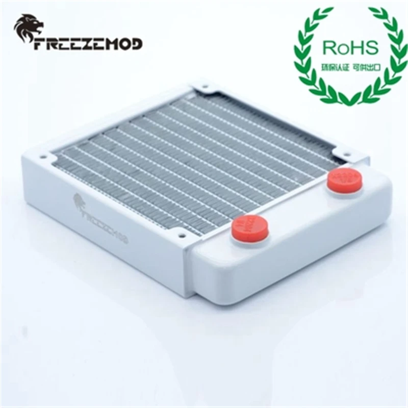 FREEZEMOD TSRP WP120 компьютерный охладитель воды фортепиано краска Белый ПК медный