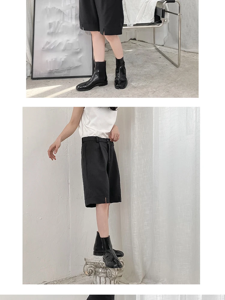 chino shorts UMI MAO Yamamoto Wind Shorts Women Women's Summer 2022 New Loose Wide-leg Dark Black Basic Five-point Pants Outer Wear Y2K white shorts