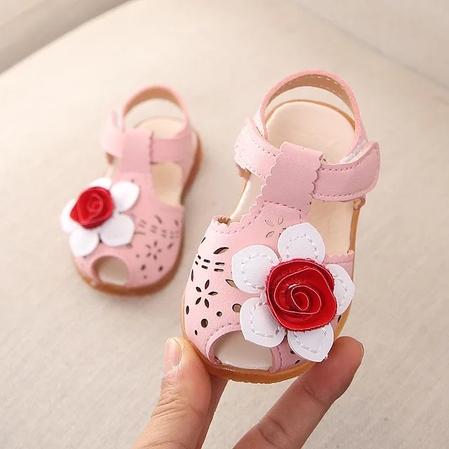 Summer Toddler Sandals Baby Girl Shoes Solid Color Net Cloth Breathable Boys Sneakers Kids Infant Sport Girls Sandals SYJ035 SYJ073Pink