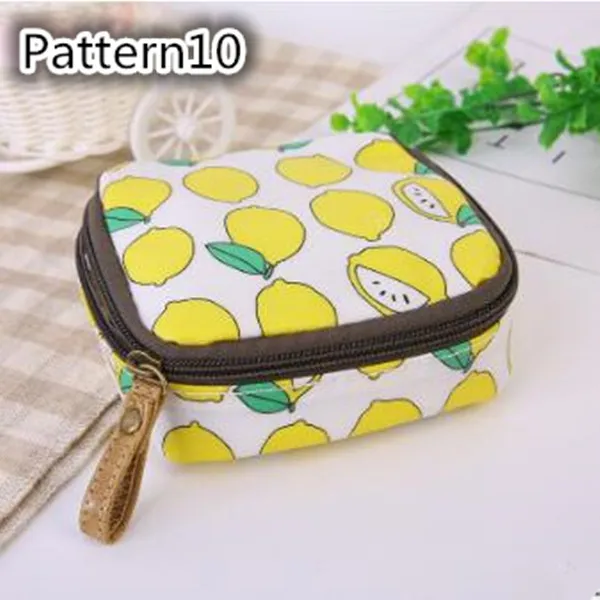 Pattern10 Многофункциональный влажный мешок многоразовый мешок для мамы тканевые прокладки менструальные прокладки гигиенические прокладки Сумки монета Помада Макияж сумка Макияж инструмент - Цвет: Pattern10