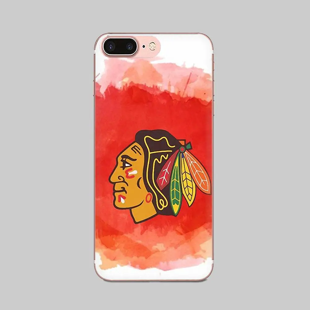 Для Apple iPhone 11 Pro X XS Max XR 4 4S 5 5C 5S SE 6 6S 7 8 Plus цветной чехол для телефона Chicago Blackhawks