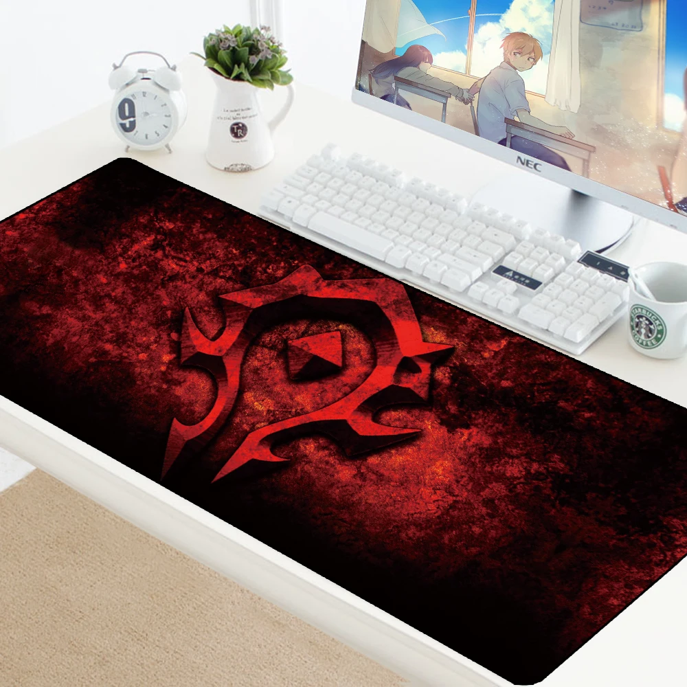  World of Warcraft Gaming Mouse pad Speed Locking Edge Large Natural Rubber Waterproof Game Desk Mou