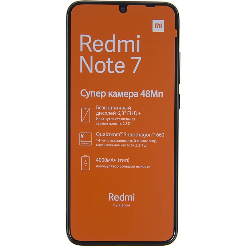 Смартфон XIAOMI Redmi Note 7 32 Gb, черный