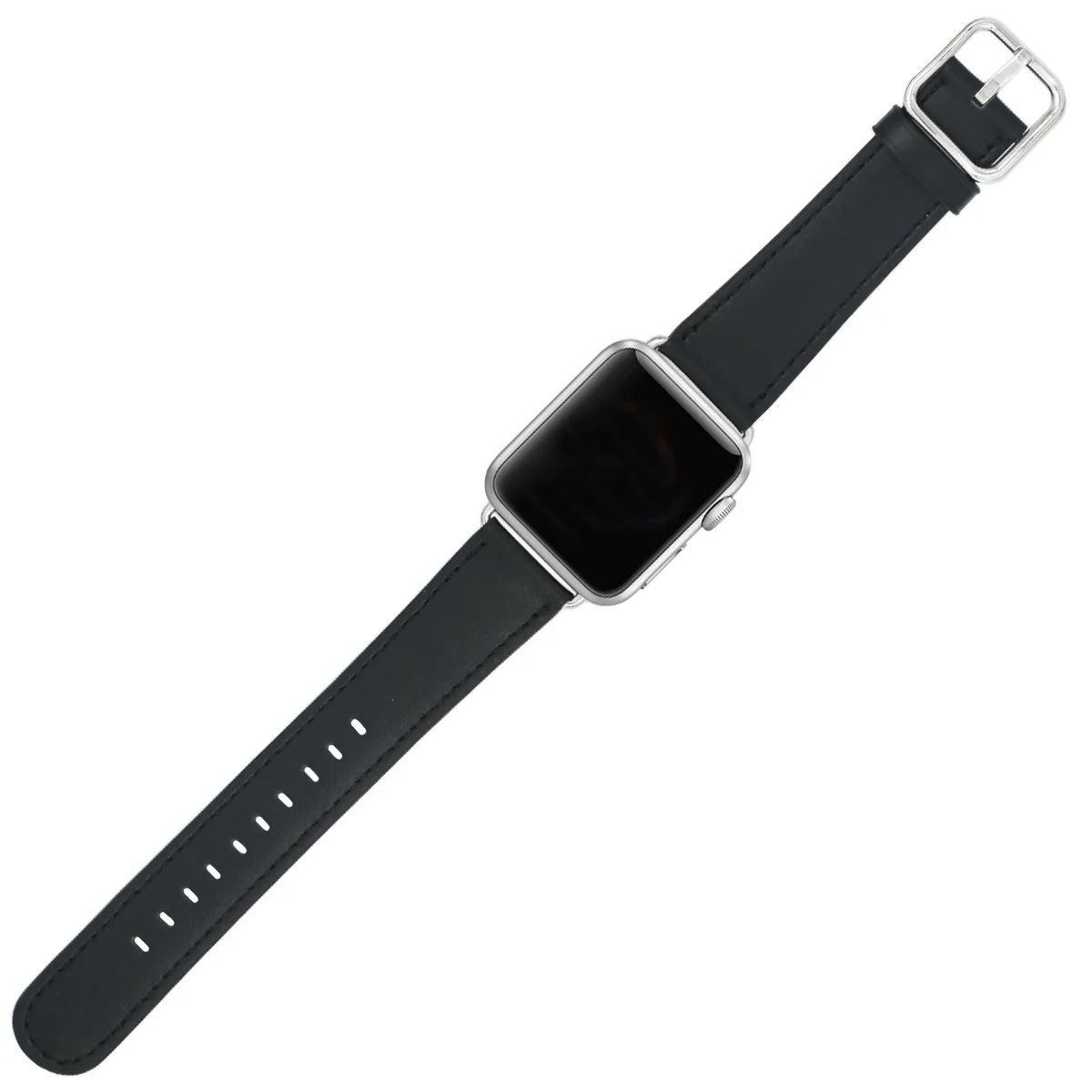 For A pple Watch Strap Fashion Leather Buckle Strap 44mm 42mm 40mm 38mm for A pple Watch 4 3 2 1 for iwatch Replacement Strap - Цвет: C