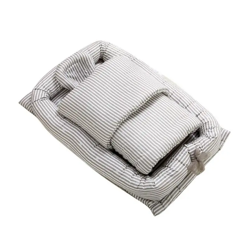 TBaby портативная кровать детская люлька для кровати ДЕТСКИЙ шезлонг для Колыбель для новорожденных дышащее гнездо для сна