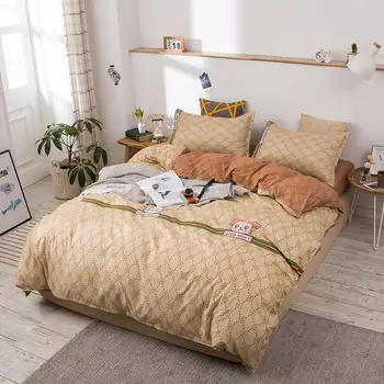 

Luxury Bedding Set Printed Duvet Cover Bed Sheet Pillowcase Full King Queen Twin Bedding Sets