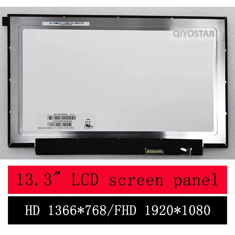 Тонкая светодиодная матрица 13 3 дюйма для Lenovo V730-13IKB K32-80 Женский ЖК-экран ноутбука