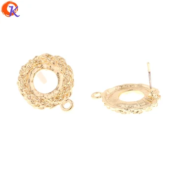 

Cordial Design 50Pcs 19*23MM Jewelry Making/Earrings Accessories/Round Ring Shape/DIY/Hand Made/Earring Stud/Earring Findings