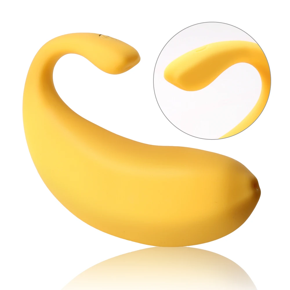 G Spot Vibrator With Remote Control Banana Shape Clit Stimulator_voghion.com