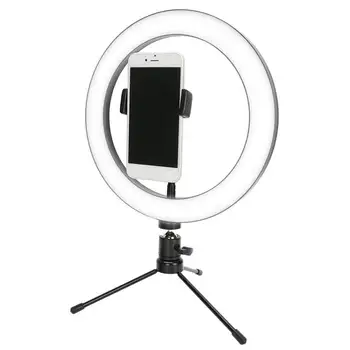 

LED Light 3 Color Temperature Settings Color Temperature 2700-6500k Dimmable LED Live Streaming Light Studio Photography Selfie