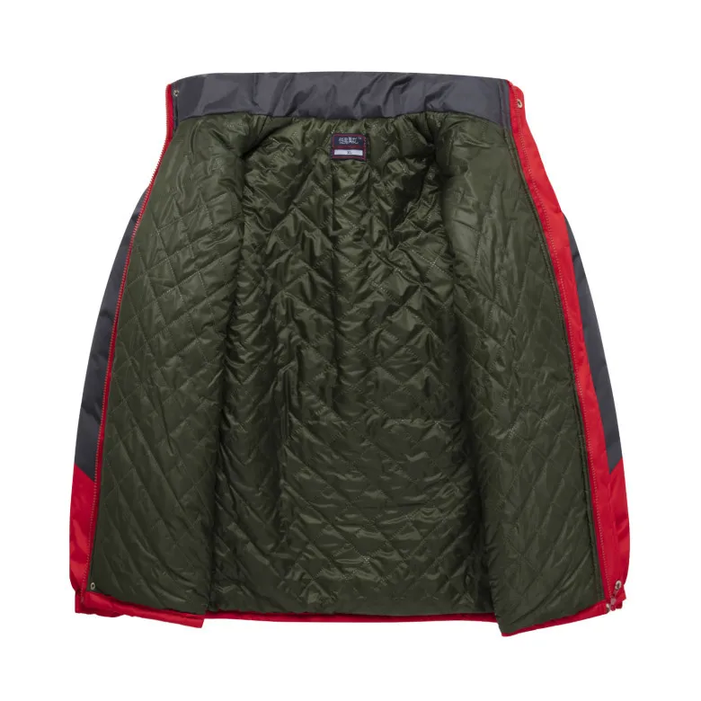 Autumn And Winter New Style plus Thick Cotton Men And Women Couples Outdoor Sports Raincoat Jacket Mixed Colors Advertisement Co