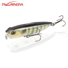 TSURINOYA Fishing Lure DW59 Floating Water Z-Shaped Pencil 85mm 10.5g Articial Bait Topwater Bass Bait 5 Colors