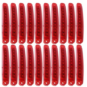 

Bulbs Side lights ABS Plastic Trailers Lamps Truck Waterproof DC 24V 9 LED