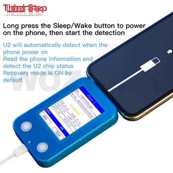 

JC U2 Tristar Tester Fast Detector for iPhone 5 6 7 8 PLUS X XS MAX U2 Charge IC Fault SN Serial Number Detector Reader Test