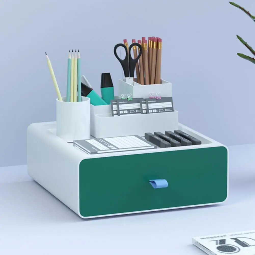 Plastic Drawer Style Student Stationery Cosmetic Organizer Desktop Storage Box