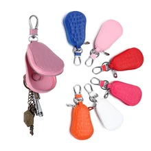 1 шт., унисекс, натуральная кожа, сумки для автомобильных ключей, с узором «крокодиловая кожа», держатель для ключей, органайзер, кошелек на молнии, крючок, чехол для ключей, кошелек для монет