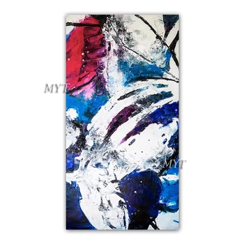 

Colorful Abstract Pure Hand-painted Oil Painting Canvas Wall Art Pictures Latest Artwork For Hotel Room Wall Decoration Pieces