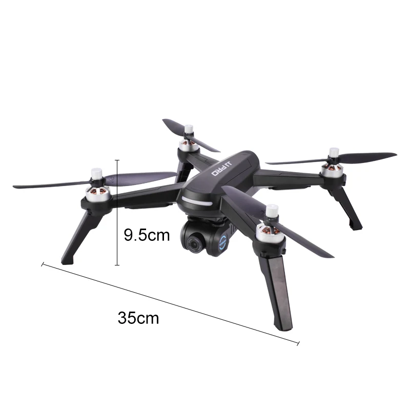 JJRC JJPRO X5 5G WiFi FPV 1080P камера Радиоуправляемый Дрон бесщеточный мотор gps Follow Me серебристый/черный