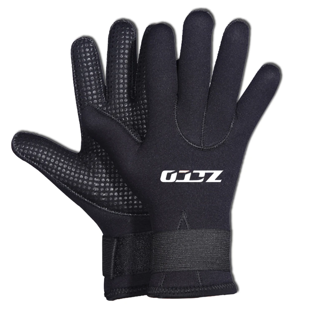 

5mm Warm Anti-Scratch Velcro Anti-Slip Wear-Resistant Snorkeling Swimming Diving Gloves