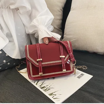

2020 New Women Handbag Purses Fashion Casual Plaid Chain Shoulder Messenger Bag Famous Classic Brand Designer Crossbody Bag