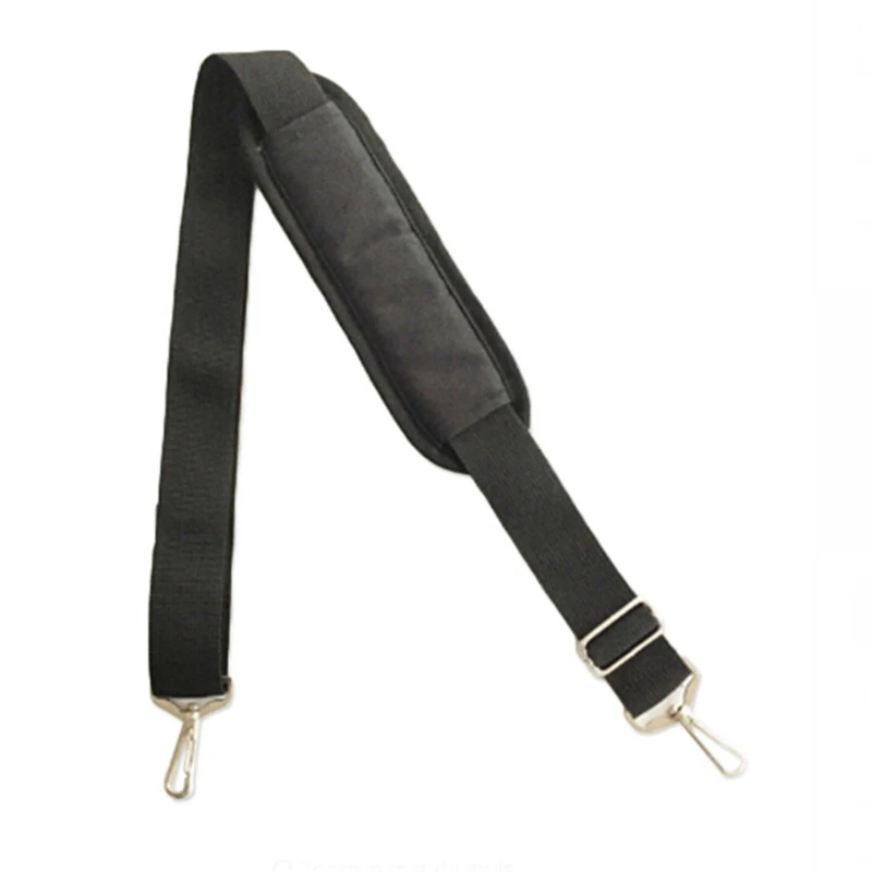 Black Nylon Bag Strap For Men Bags Strong Shoulder Strap Men Briefcase Laptop Bag Belt Length Bag Accessory 3.8x145cm - Цвет: black