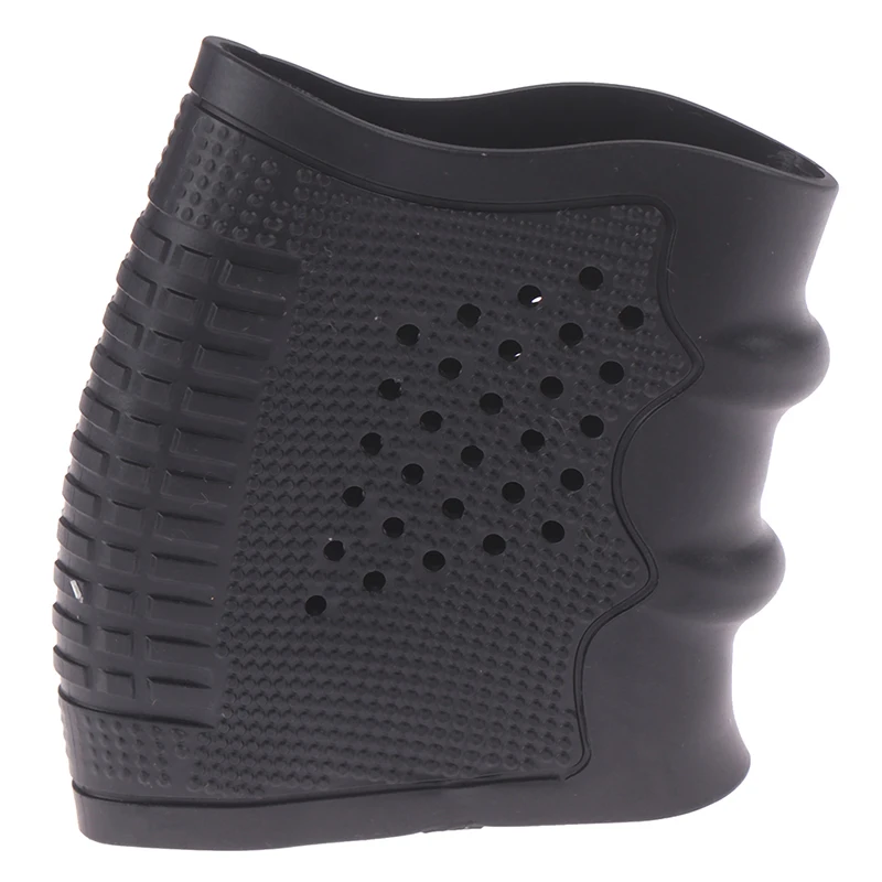 Anti-Slip Tactical Handgun Rubber Protect Cover Grip Glove Tactical Holster for Glock Hunting Black Gun Accesories