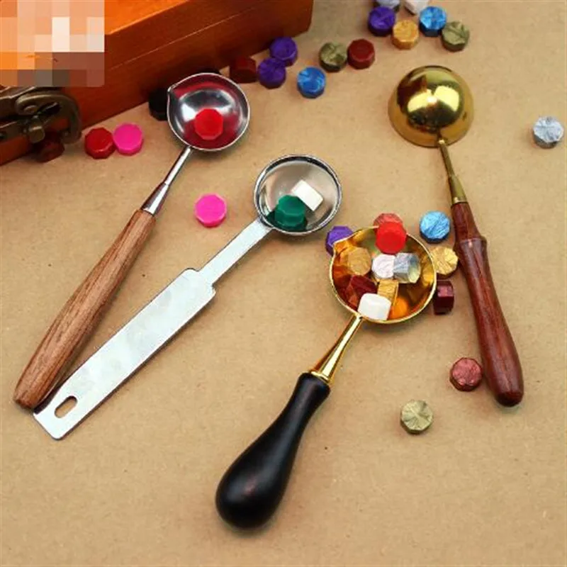 1 шт. лидер продаж модная ложка из нержавеющей стали деревянная ручка длина 12 см