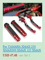 Мотоциклетные Регулируемые сцепные рычаги ручками для YAMAHA XMAX 250 XMAX300 XMAX 125 XMAX 400 X-MAX 250 300 400