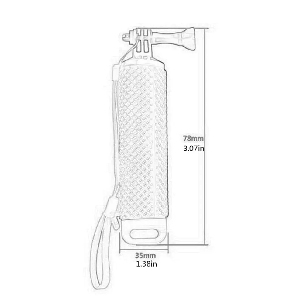 Подводная камера поплавок губчатая ручка моноподное крепление плавающая сёрфинговая палка для GoPro Hero Аксессуары для экшн-камеры