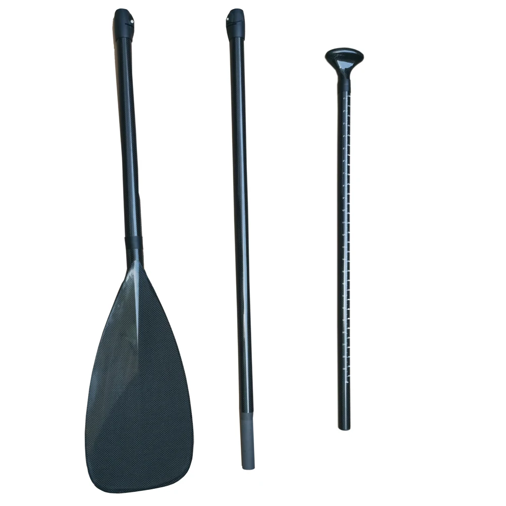 

New aqua Bound SUP paddle,3 pieces SUP paddle,Full carbon,Free bag-Q34