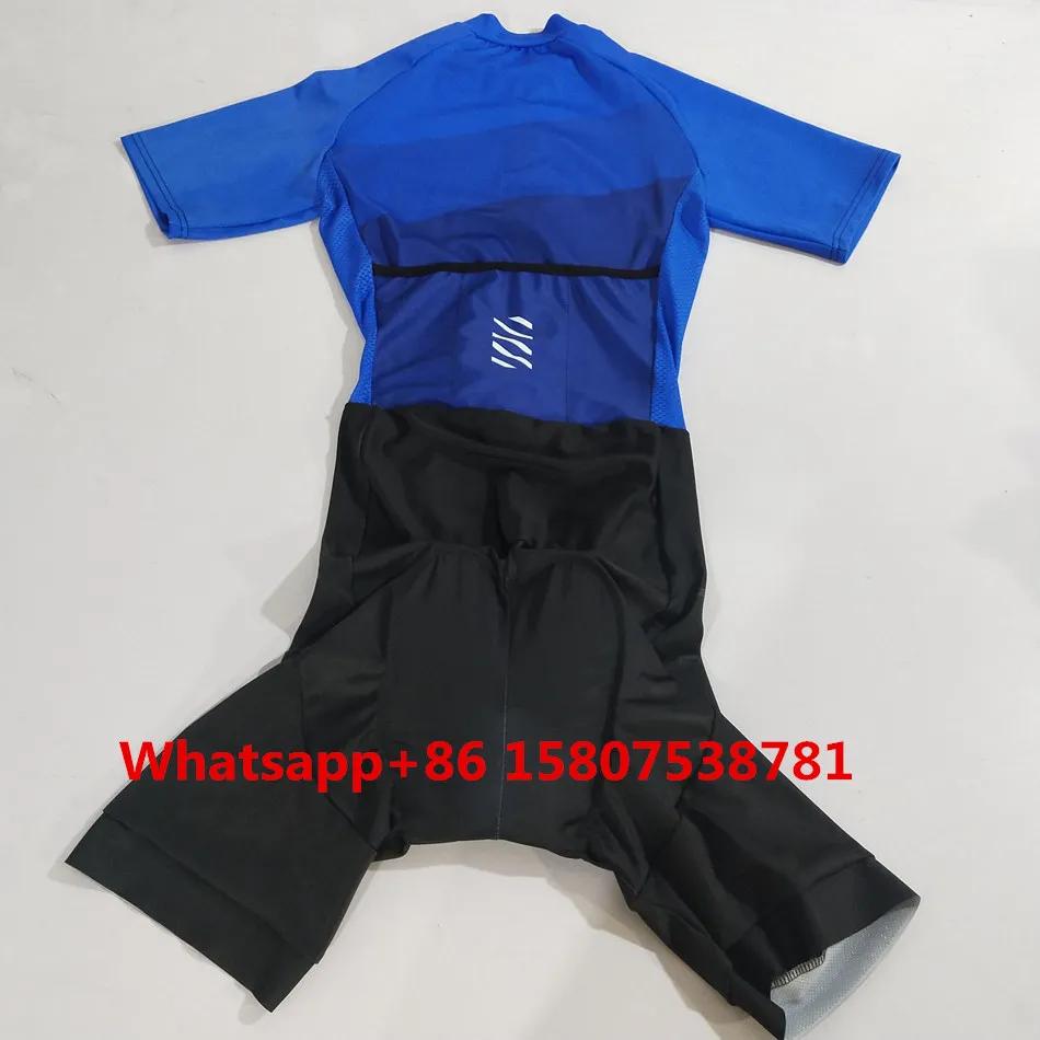 NDLSS Triathlon custom quick dry aero body skinsuit cycling clothing sets ciclismo side breathable ropa Swimming Cycling