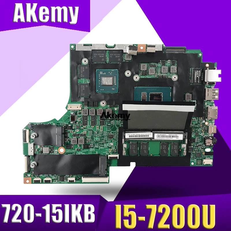 Оригинальная материнская плата для ноутбука lenovo IdeaPad 720-15IKB I5-7200U RX560 4G DDR4 4G ram 5B20P26384 полностью протестирована