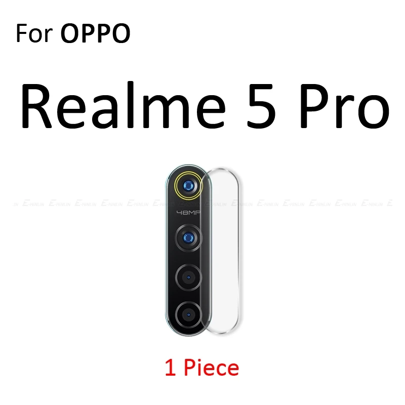 Прозрачная задняя защитная пленка для объектива камеры OPPO Realme 1 2 3i 3 5S 5 Pro C2 Q XT X2 X Lite из закаленного стекла - Цвет: For Realme 5 Pro