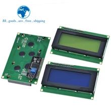 Lcd2004 + i2c 2004 20x4 2004a azul/tela verde hd4780 caráter lcd/com iic/i2c módulo adaptador de interface serial para arduino