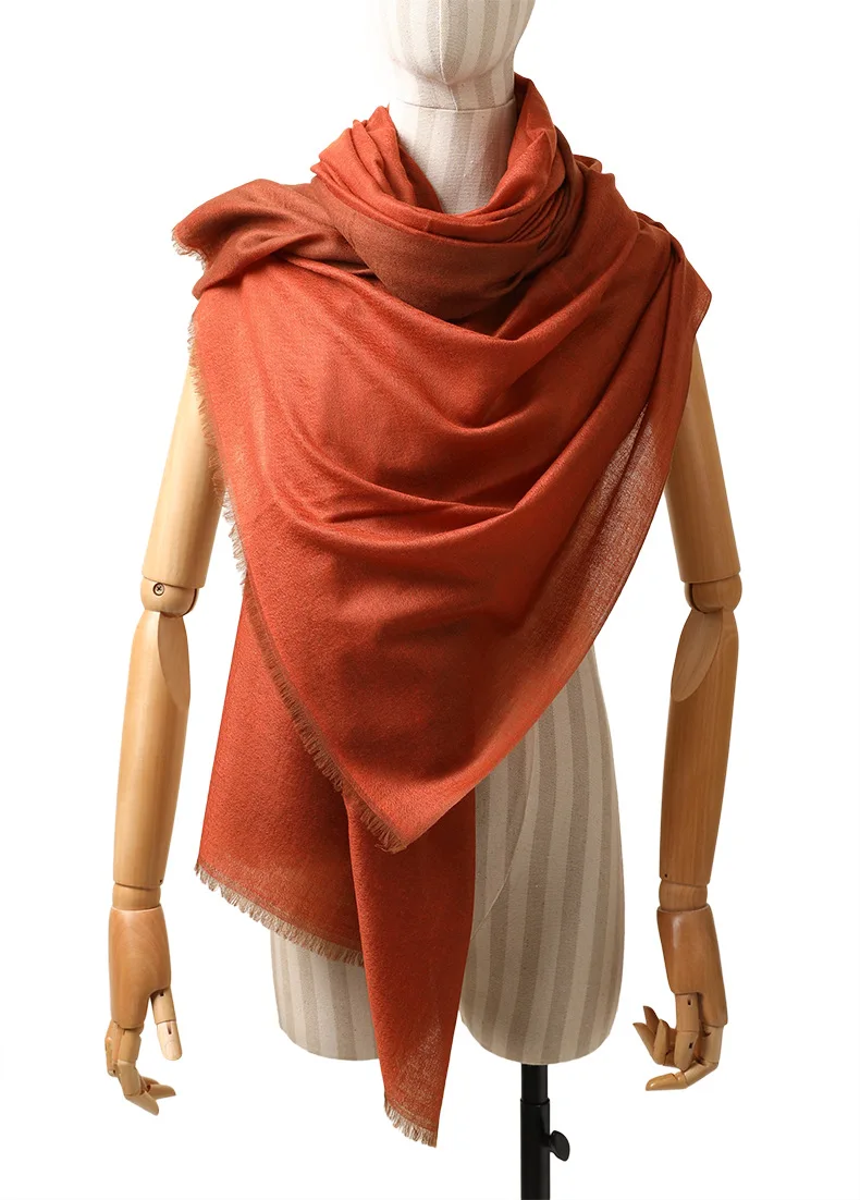 Naizaiga кашемир водорастворимый кашемир чесаный сатин двусторонний шарф глянцевый платок для защиты от солнца, SN245