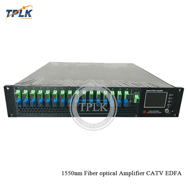 Горячая Распродажа CATV EDFA 16 порт 23dbm оптический усилитель с WDM FTTH высокой мощности
