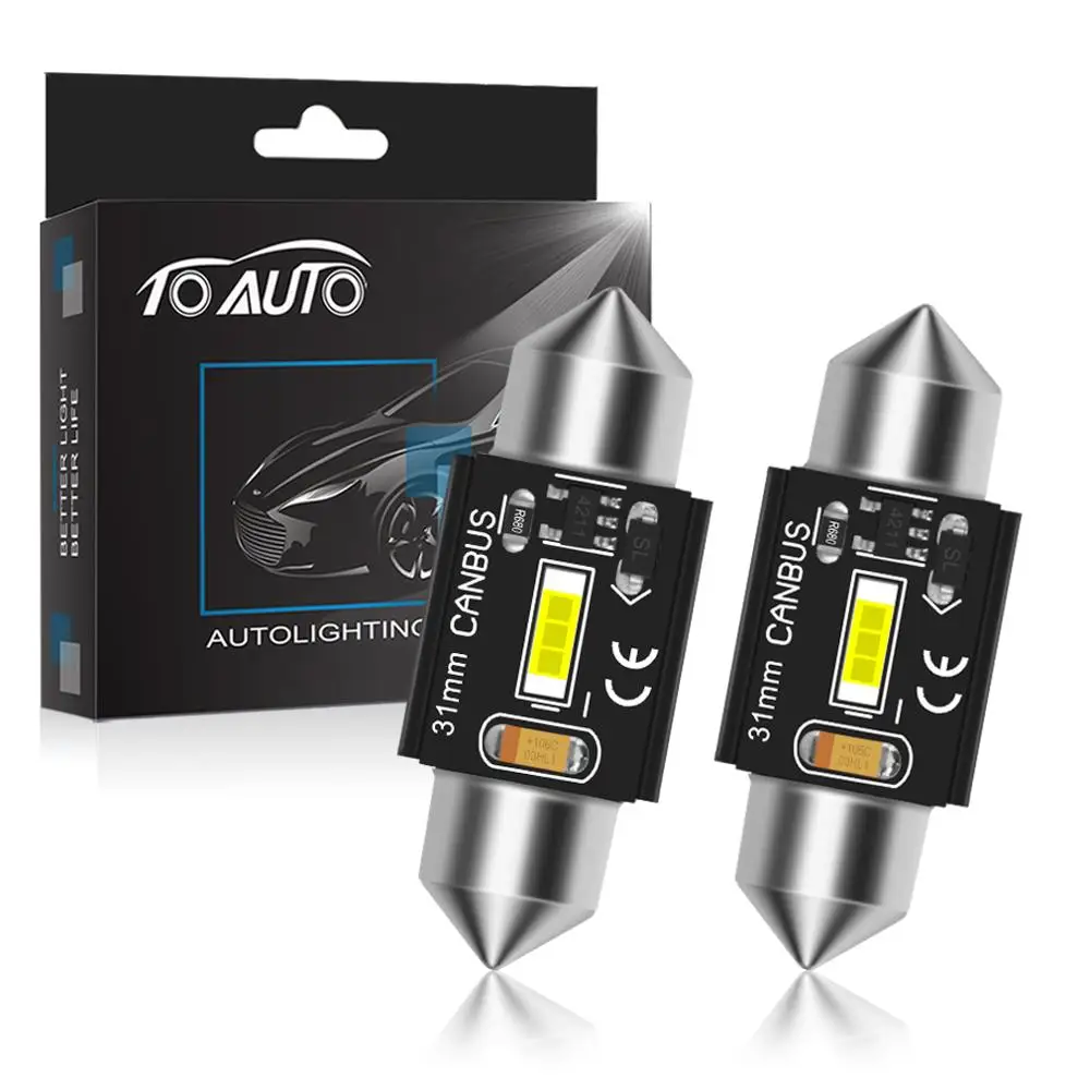 

Festoon 31mm 36mm 39mm 41mm LED C5W LED Car Lights Canbus Error Free LED Bulb Interior Dome Door Map Light Auto Lamp 12V