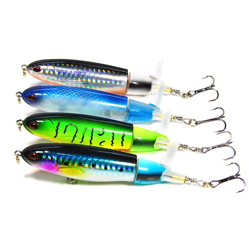 1 шт. качество Whopper Plopper 11 см/15 г Топ воды Поппер жесткая приманка для рыбалки