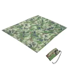 Водонепроницаемый коврик для пикника и кемпинга, камуфляжное пляжное одеяло