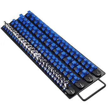 

1/4 Inch 3/8 Inch 1/2 Inch Portable Socket Organizer Tray Socket ABS Organizer Premium Quality Socket Holder