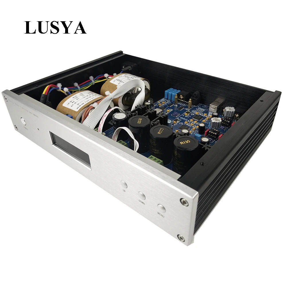

Lusya Dual-core AK4495 DAC audio decoder Ak4118 with gold seal LME49710HA op amps Coaxial OPT input T1164