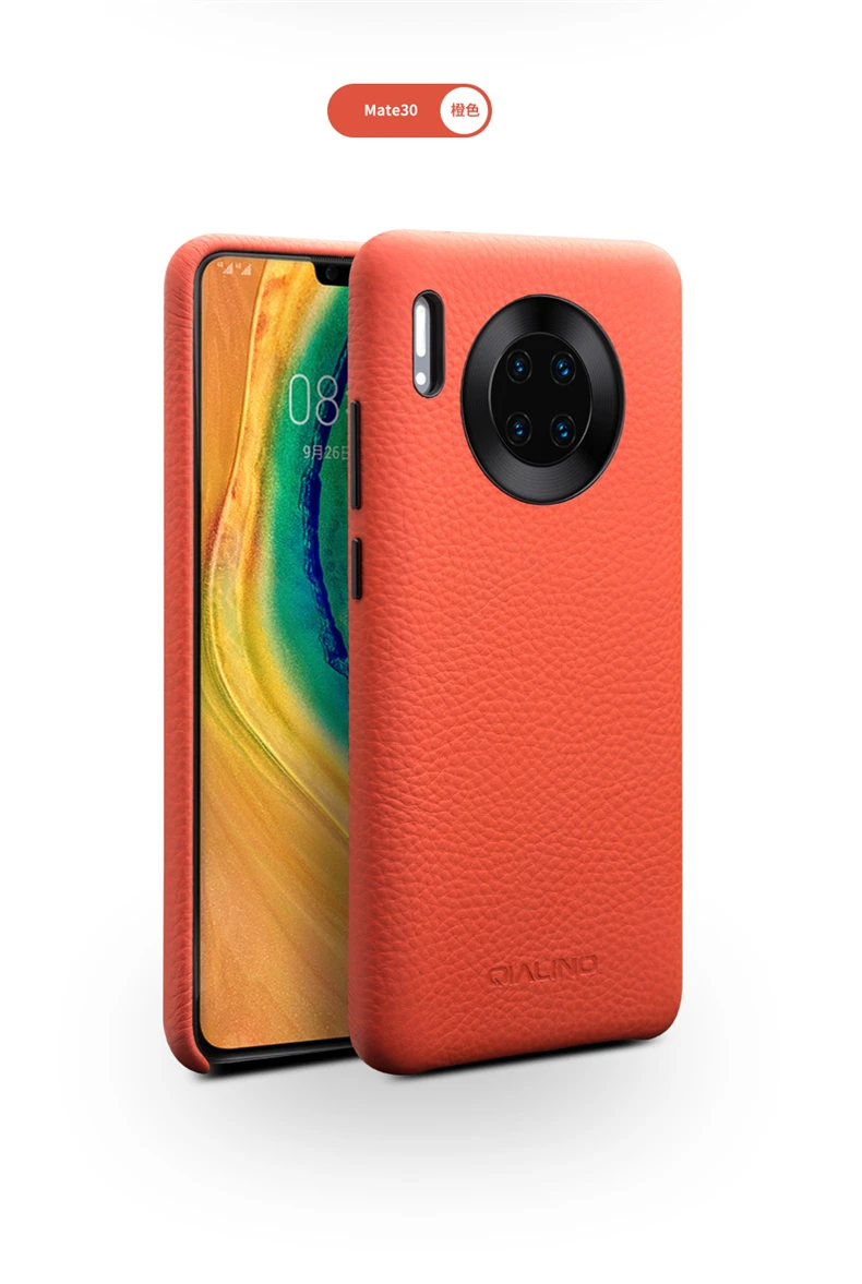 QIALINO ультра тонкий защитный чехол для задней панели для huawei mate 30 чехол из натуральной кожи чехол для телефона для huawei mate 30 Pro Сумка