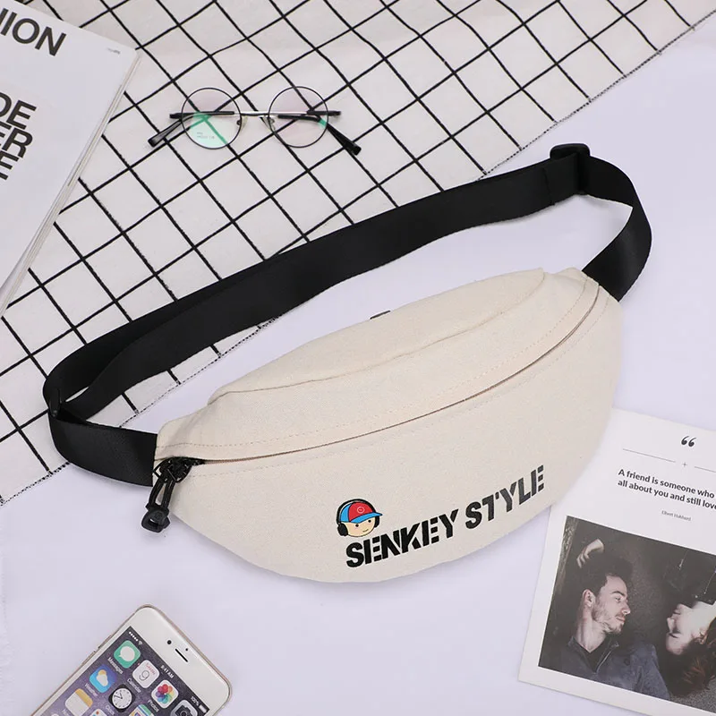 Riñonera de moda para hombre y mujer, bolso grande e informal impermeable para teléfono, bandolera de viaje, 2021