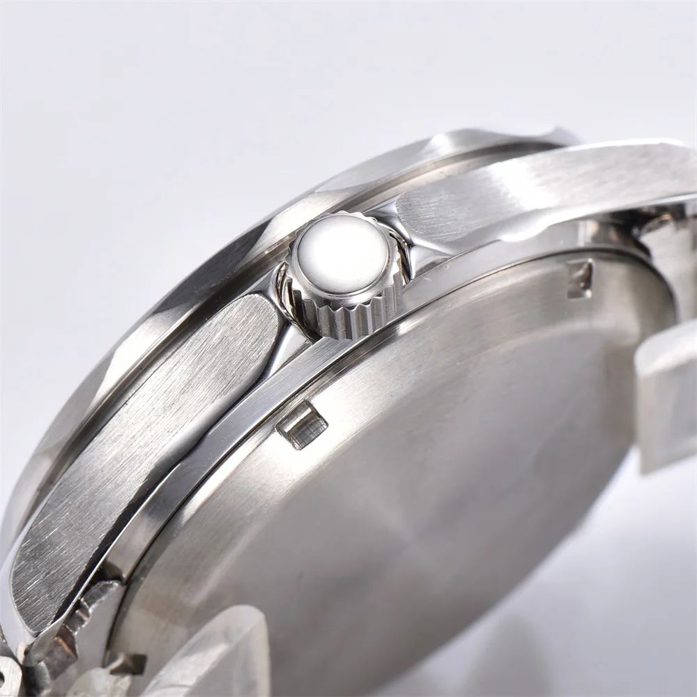 40mm OUMASHI Luxury Brand Men's Watch Mechanical Automatic Stainless Steel Ceramic Bezel Watch