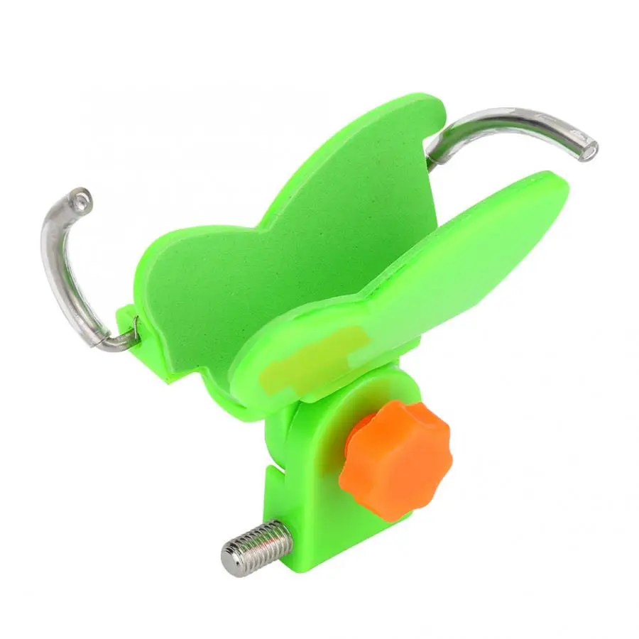 Универсальный держатель удочки пластиковое устройство для фиксации голов снаряжение для наружных работ аксессуар для удочки buzz bar или bank stick - Цвет: Зеленый