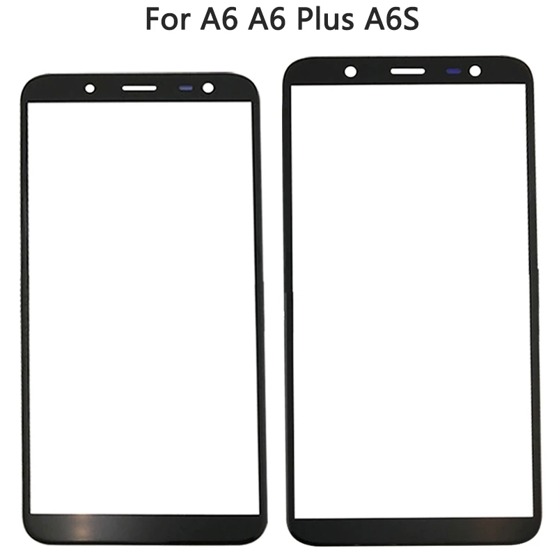 Новый сенсорный экран A6 Plus A605 A6S для Samsung Galaxy 2018 A600 переднее стекло внешняя