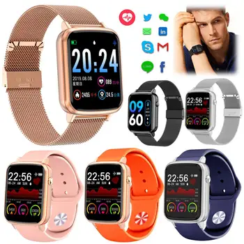 

2019 Luxury Bluetooth SmartWatch Sports Record Smart Wristband Heart Rate Monitoring Women Men For Android iOS iPhone HUAWEI