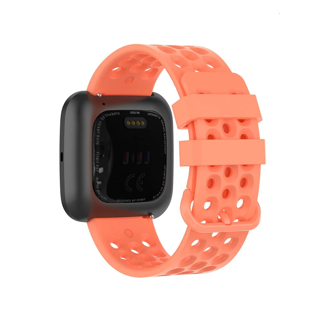 Сменный ремешок для Fitbit Versa 2, мягкий силиконовый водонепроницаемый ремешок на запястье, спортивные аксессуары, ремешок для Fitbit Versa/Versa 2, ремешок