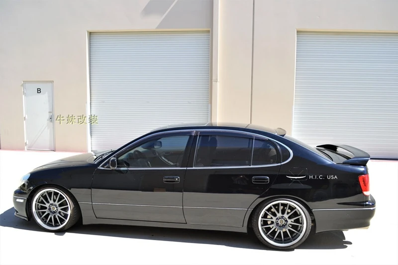 Спойлер для Lexus GS250 GS300, ПММА, материал, автомобильная крыша, солнцезащитный козырек, спойлер, 1998-2005 год