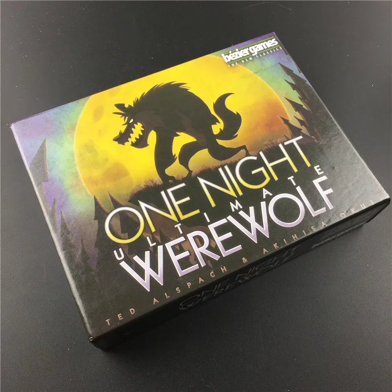 Настольные игры One Night Ultimate Werewolf оборотни для домашней вечеринки английская